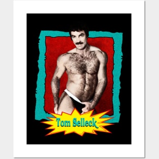 Tom Selleck 80s Aesthetic Design Posters and Art